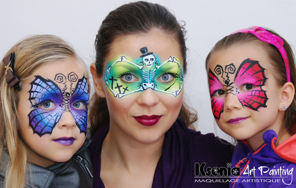 animation maquillage, body painting et tatouages temporaires de haute qualité